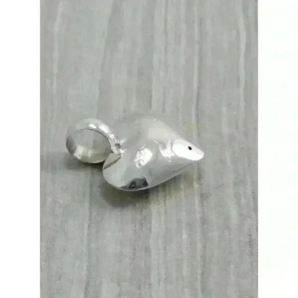 Kalibre Sterling Silver Puffed Heart Pendant - Picture 5 of 9